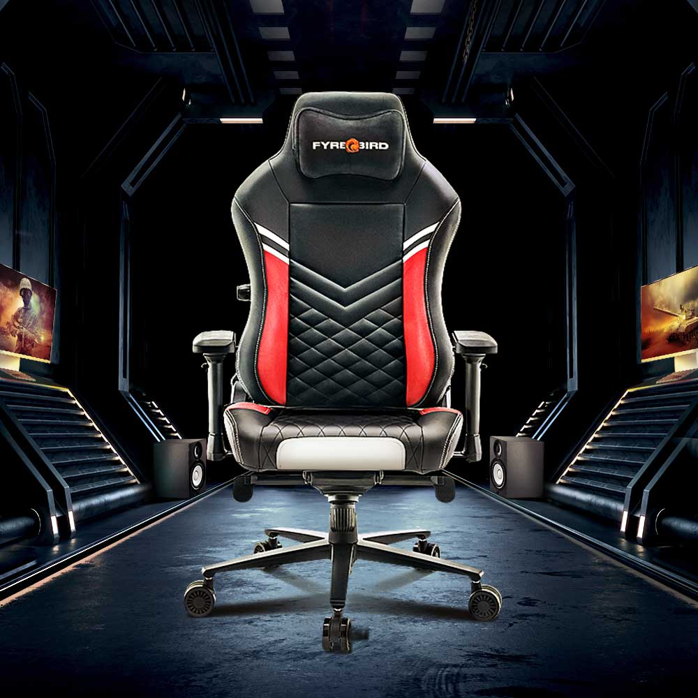 Nilkamal Fyrebird Vaden Gaming Chair (Black / Red)