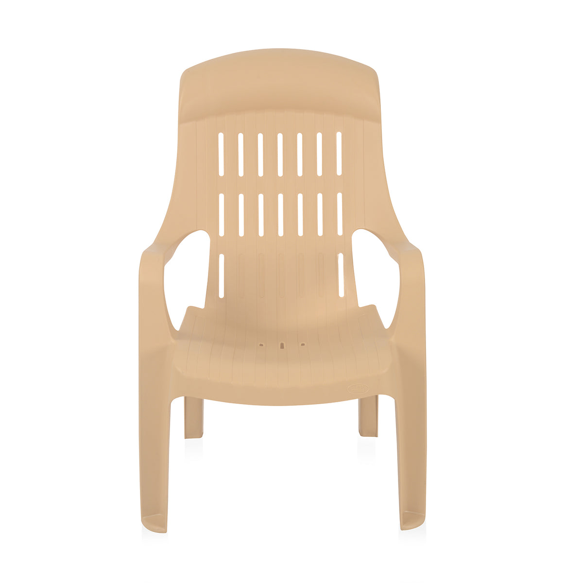 Nilkamal Weekender Plastic Arm Chair (Biscuit) Nilkamal Furniture