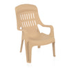 Nilkamal Weekender Plastic Arm Chair (Biscuit)