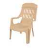 Nilkamal Weekender Plastic Arm Chair (Biscuit)