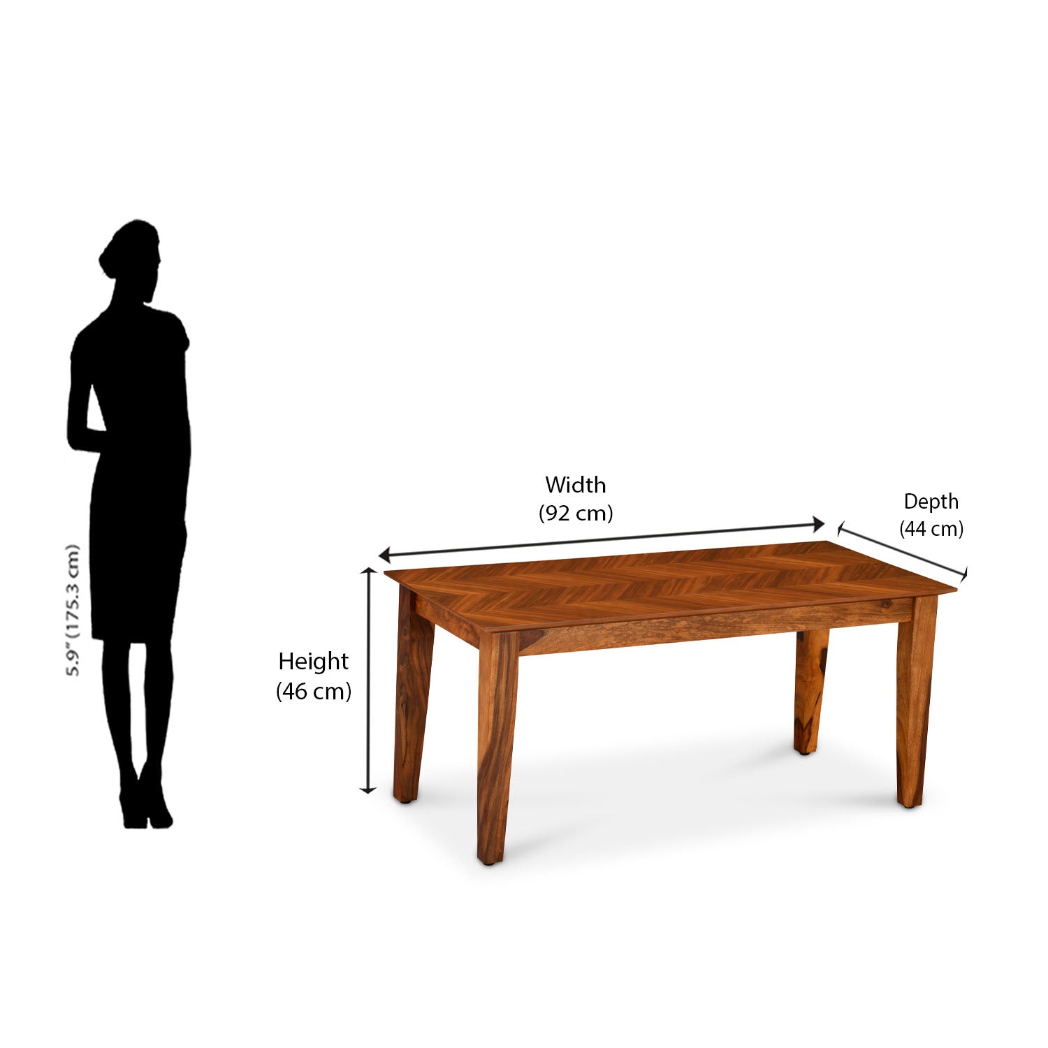 Nilkamal Wonder Multi Use Medium Sitting Bench for Living Room | Dining Room (Honey)