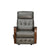 Nilkamal Woodbridge 1 Seater Manual Recliner Sofa (Grey)