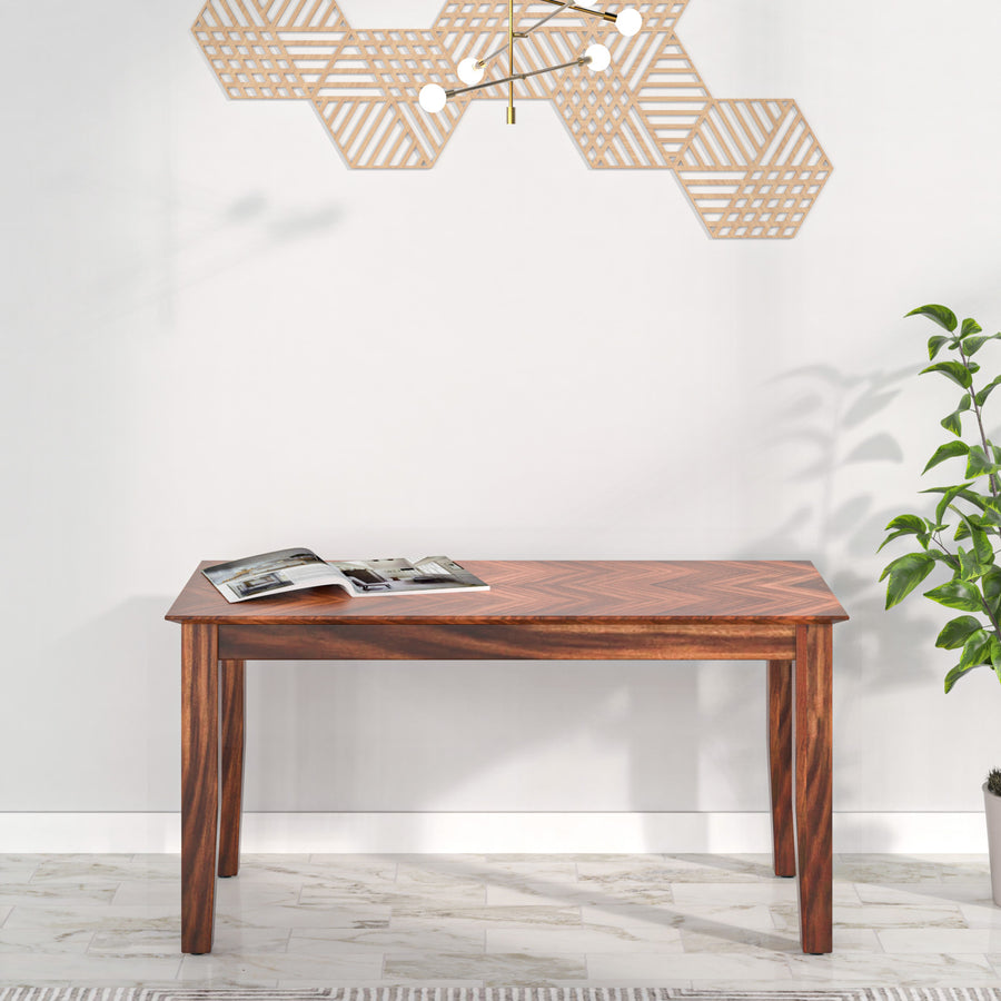 Nilkamal Wonder 4 Seater Dining Bench (Honey)