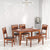 Nilkamal Wonder Solid Wood 6 Seater Dining Set with Bench (Honey)