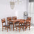 Nilkamal Wonder Solid Wood 6 Seater Dining Set (Honey)