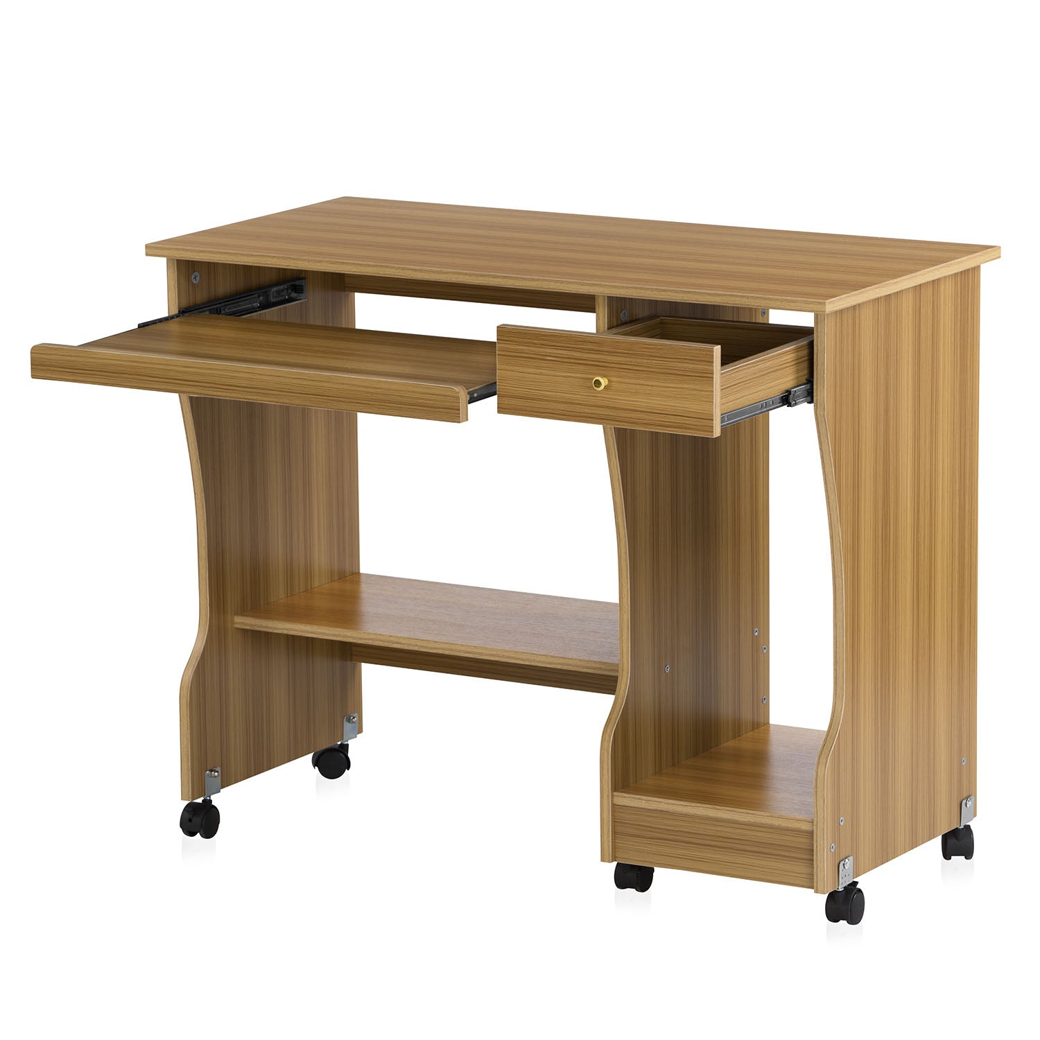 Nilkamal Zenith computer table (Teak) Nilkamal Furniture