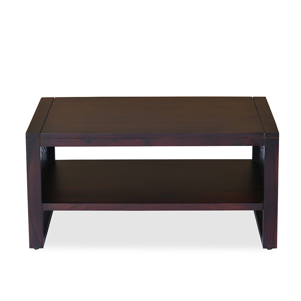 Nilkamal Zoolu Solid Wood Coffee Table (Mahogany)