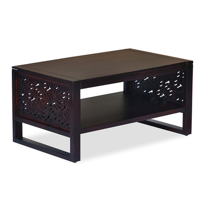 Nilkamal Zoolu Solid Wood Coffee Table (Mahogany)
