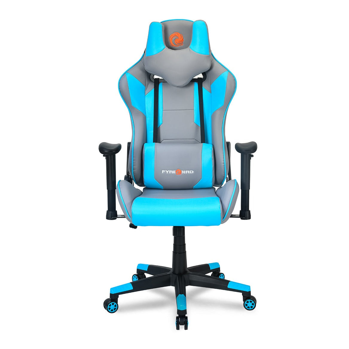 Nilkamal Fyrebird Athena Gaming Chair (Grey / Turquoise)