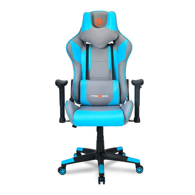 Nilkamal Fyrebird Athena Gaming Chair (Grey / Turquoise)