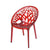 Nilkamal Crystal Polycarbonate Chair (Red)