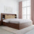 Nilkamal Riva King Bed (Walnut)