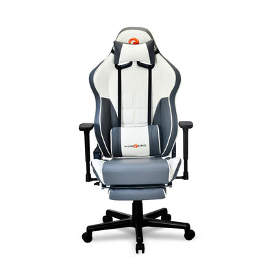 Nilkamal Fyrebird Greta Gaming Chair (Grey / White)