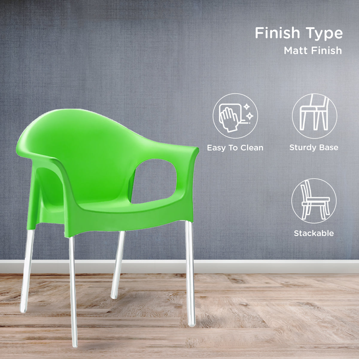 Nilkamal Novella 09 Plastic Arm Chair