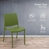Nilkamal Novella 08 Plastic Armless Chair (Soft Green)