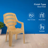 Nilkamal CHR2230 Plastic Arm Chair (Marble Beige)