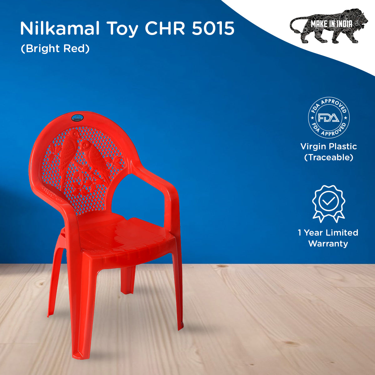 Nilkamal Toy CHR5015 Plastic Kids Arm Chair