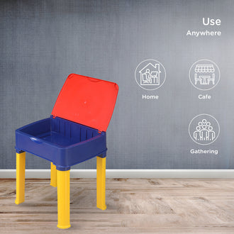 Nilkamal Apple JR Study Desk (Pepsi Blue / Bright Red / Yellow)