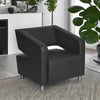 Nilkamal Arrow Leatherette 1 Seater Sofa (Black)