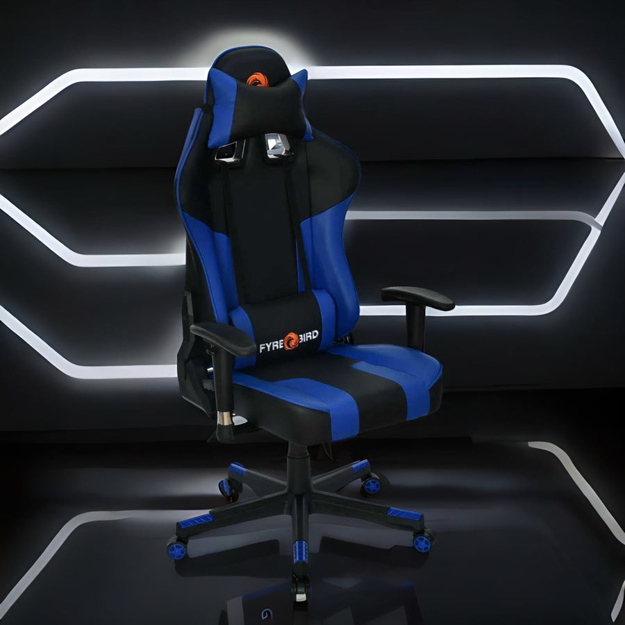 Nilkamal Fyrebird Bosco Gaming Chair (Black/Blue)