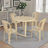 Nilkamal Meridian Kross Leg 4 Seater Dining Set