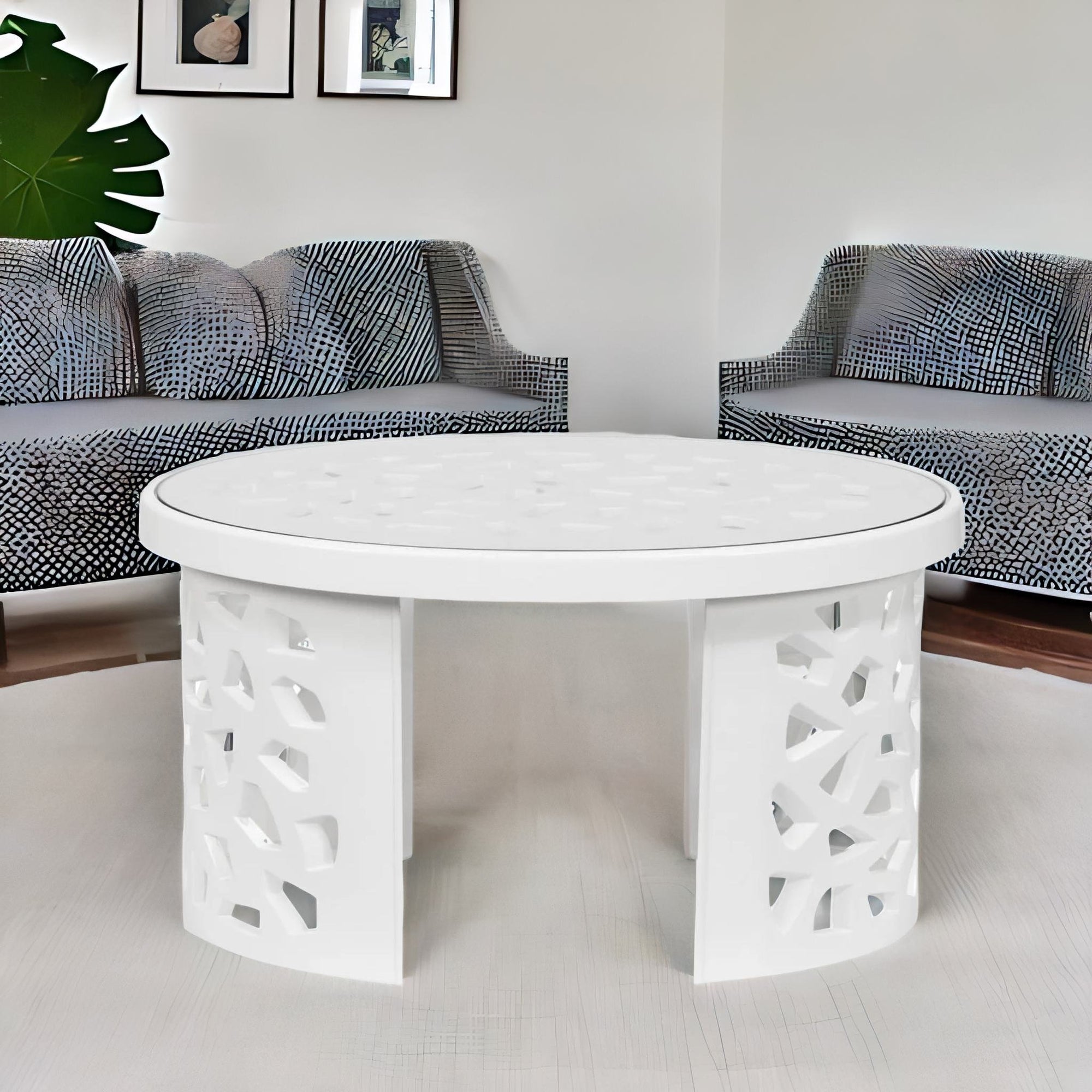 Nilkamal Crystal Plastic Centre Table