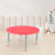 Nilkamal Orange Poppy Red Activity Desk (Circle)